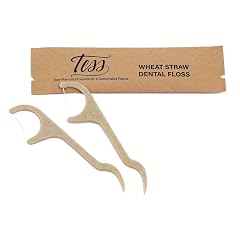 Tess Wheat Straw Dental Floss 2pk 500