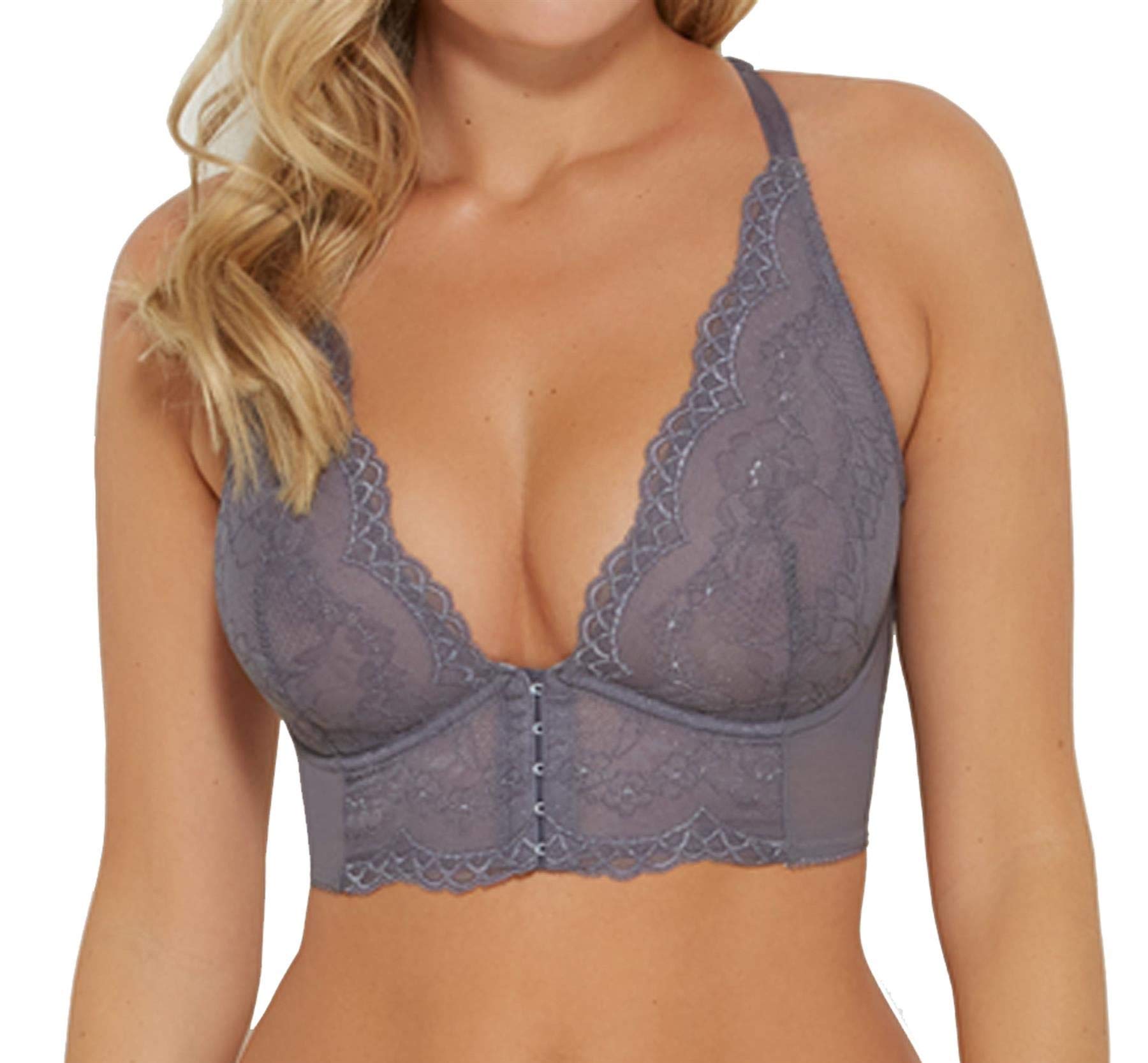 Gossard Women's Platinum Superboost Lace Deep V Bralet, 38D