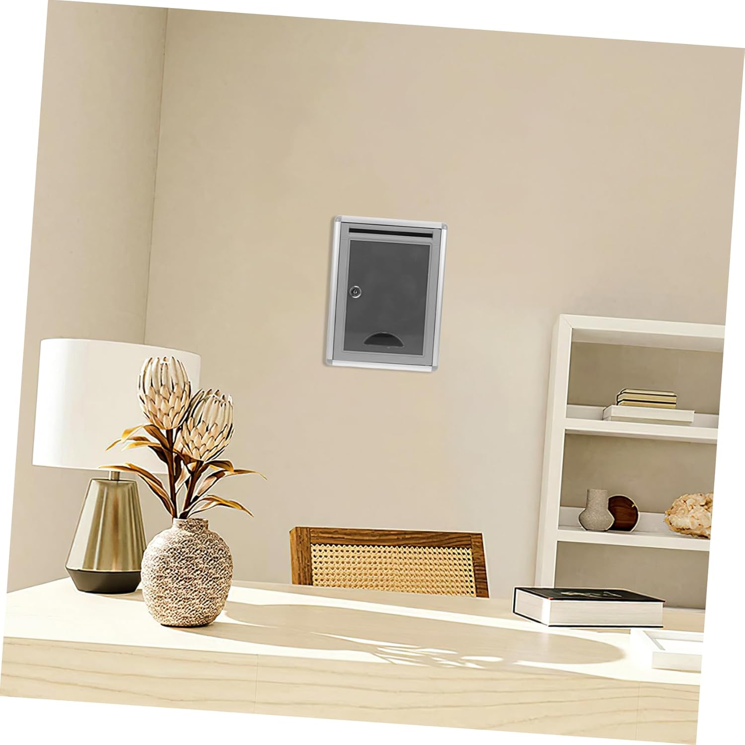 Secure Wall Mount Mailbox Key Lock Large Capacity Mail Boxes for Outdoor Modern Design Mail Box