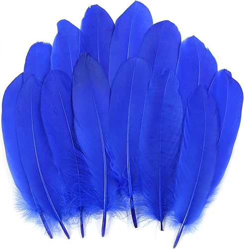 Vista 24 de THARAHT 120 plumas de ganso grises naturales a granel de 6-8 pulgadas 15-20cm para manualidades, bricolaje, cosplay, boda, fiesta, decoración