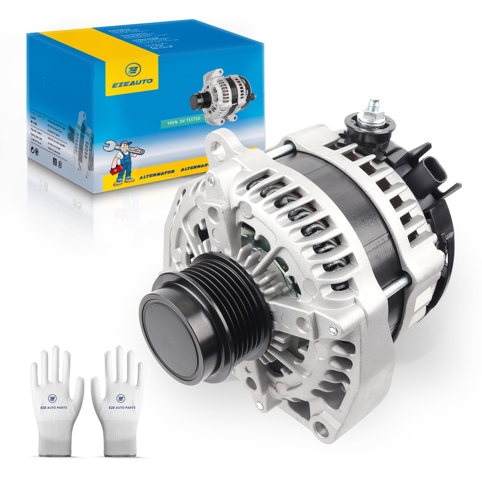 EZEXPREZE 84143540 170A High Output Alternator Fit for 2014-18 GMC Sierra and Chevy Silverado 1500, 2015-20 Chevy Suburban Tahoe GMC Yukon Cadillac Escalade - Replaces for 22949467 1042106870