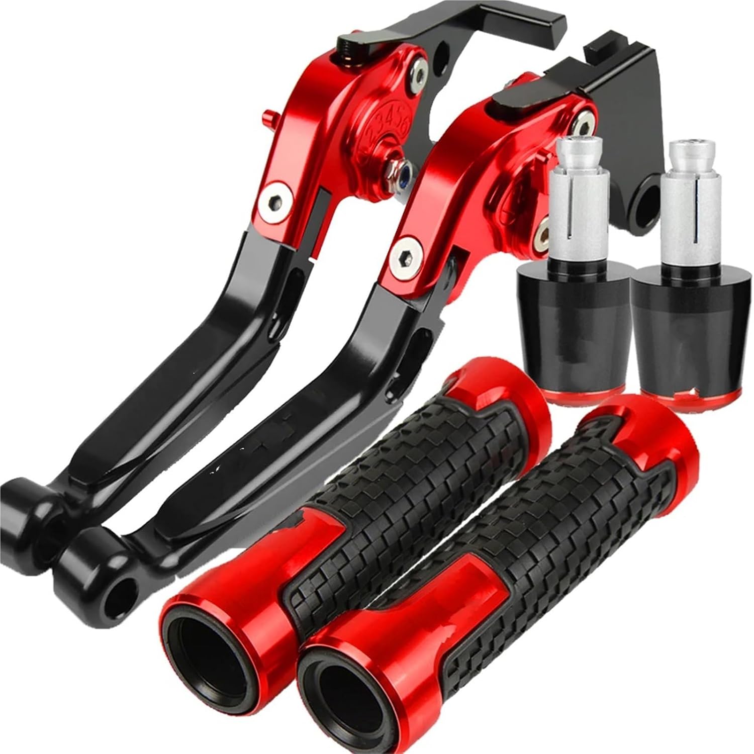 Uchwyty kierownicy motocyklowej sprzęgła pasujące do Kawasaki ZZR250 ZZR 250 1983-2007 2006 2005 2004 2003 2002(ZZR250 1983-2007-8)