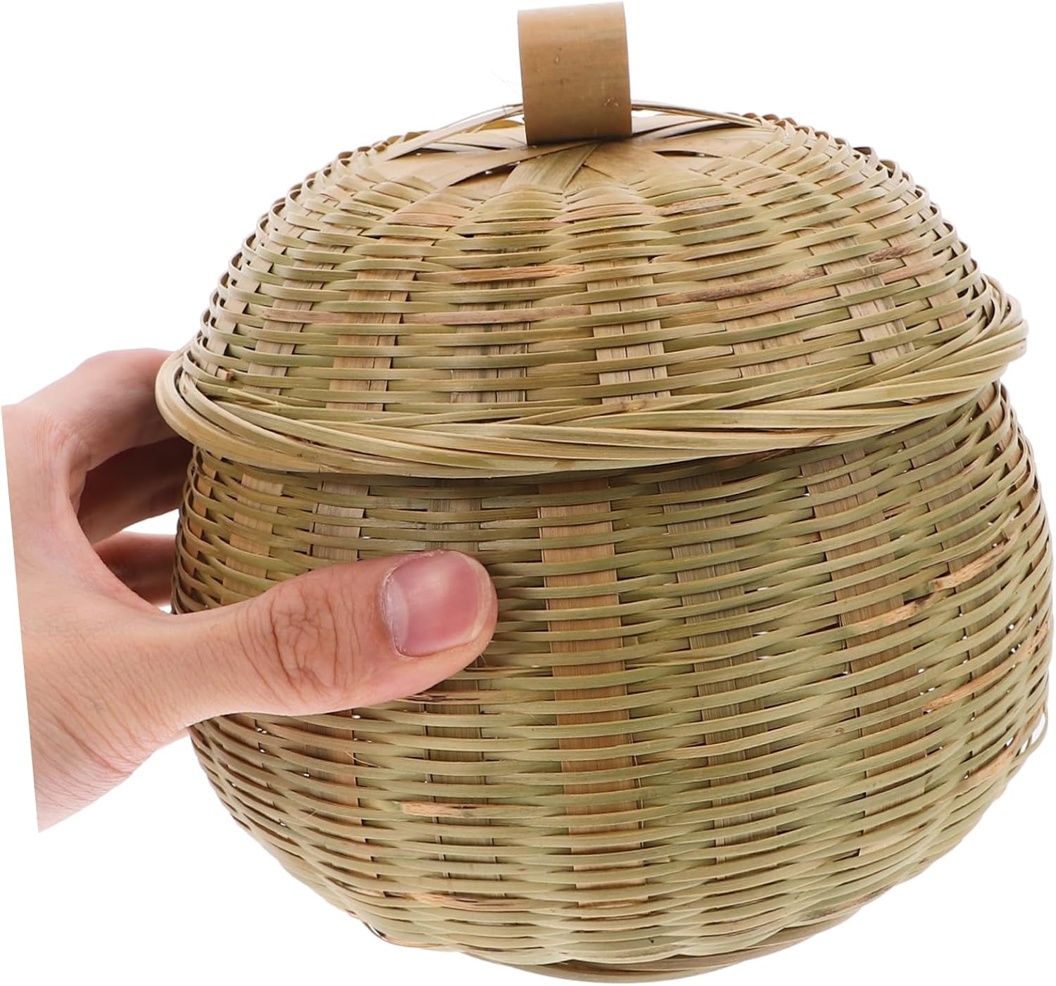 VOSAREA Storage Basket for Tea and Snacks Handmade Kitchen Organizer with Natural Aroma for Fruits Candies and Items for Home and Restaurant Use