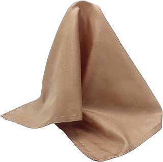 Royal Silk Chiku Brown Zinger Silk Pocket Square - Full-Sized 16