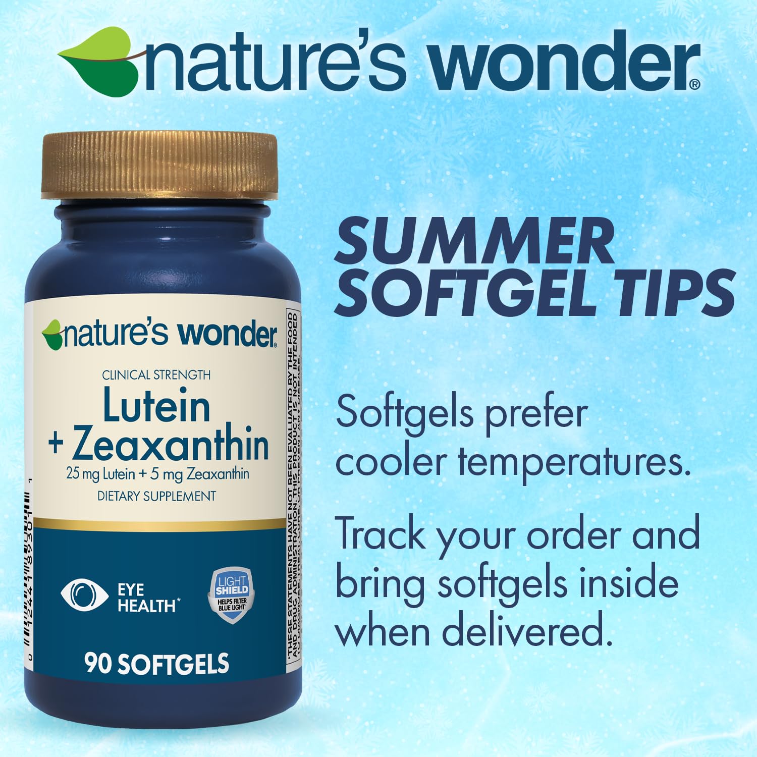 Nature's Wonder Clinical Strength Lutein 25mg & Zeaxanthin 5mg, 90 Softgels — Amazon image 7