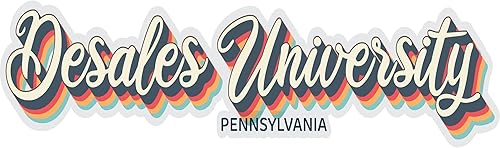 DeSales University Pennsylvania Souvenir - Calcomanía de vinilo de 2 pulgadas, diseño 3D, 2 pulgadas, calcomanía