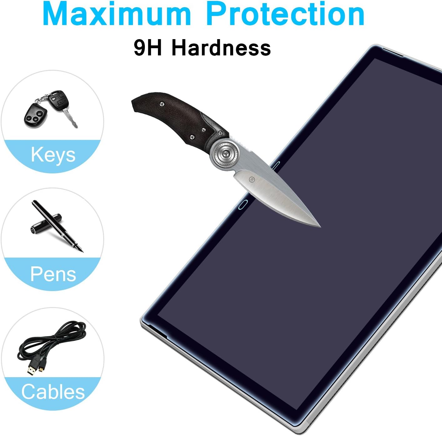 Megoo Screen Protector for Surface Book 2/ Book1 13.5 Inch (2017-2019),Premium Glass Protector/Scratch resistant/Full protection for Microsoft Surface Book - (NOT for Surface Book 3 13.5 inch)