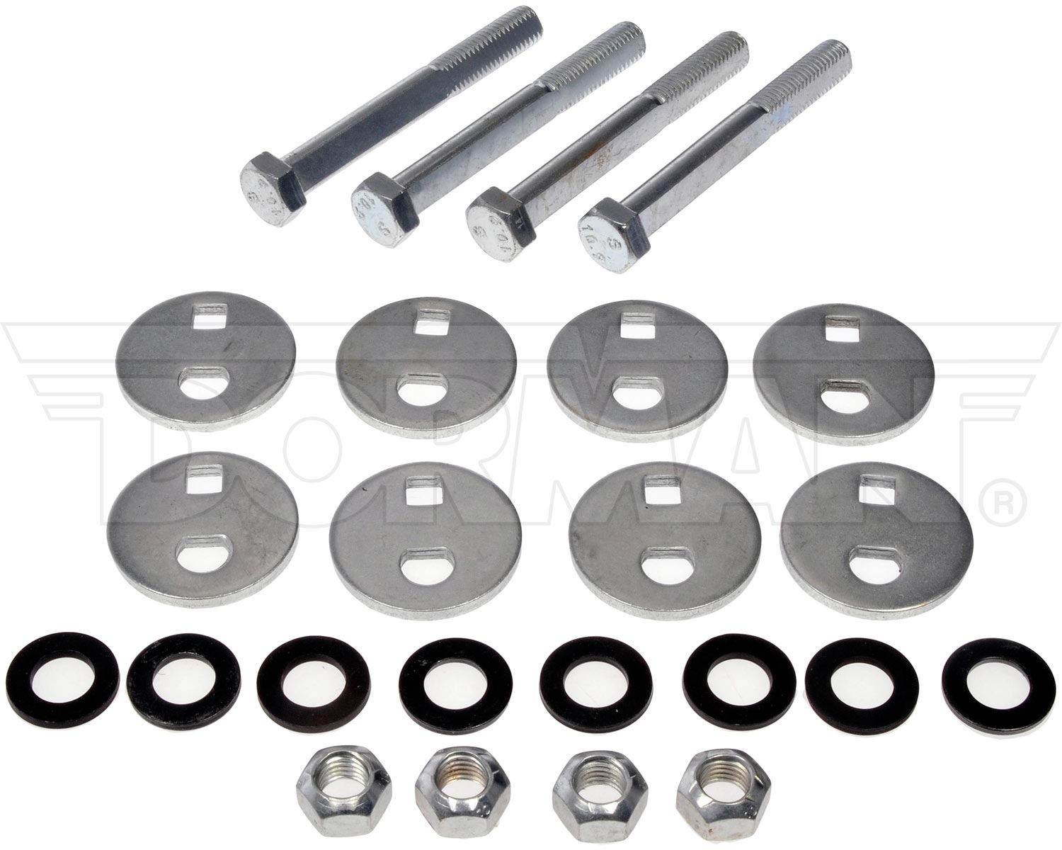 Alignment Caster / Camber Kit - Caster Camber Kit - Alignment Caster / Camber Kit - Caster / Camber Kit - This alignment caster and camber kit includes all necessary components needed for ensuring proper alignment and adjustment of steering and suspension components on specific vehicles. - Ford 2012-95, Mazda 2010-98, Mercury 2001-97 - Dorman 545-534: Alignment Caster/Camber Kit