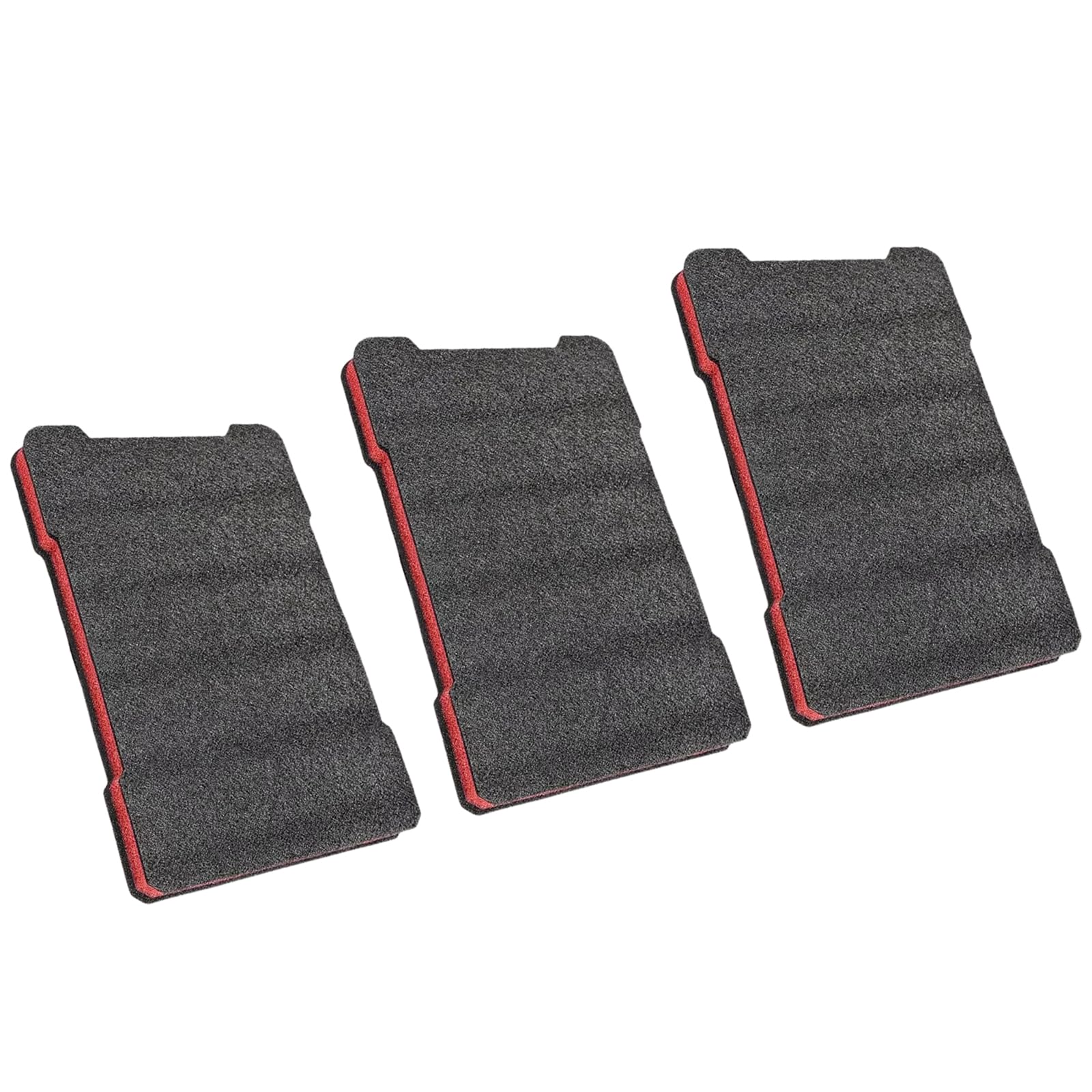 Msioytog 3Pcs 12X8inch Shock Absorbent For Fragile Items Packaging Polyurethane Foam Sheets Polyurethane Foam Inserts For Case