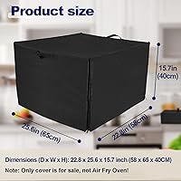 Vista 3 de Cubierta para horno freidora de aire para horno freidora de aire Oster 10 en 1, horno de convección Oster 8 en 1 y horno freidora de aire