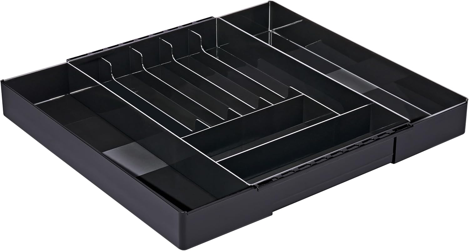 Sorbus Silverware Organizer – Expandable Kitchen Drawer Organizer, Adjustable Utensil Organizer, Cutlery Tray for Forks, Knives, Spoons – Multipurpose Flatware and Kitchen Storage Solution