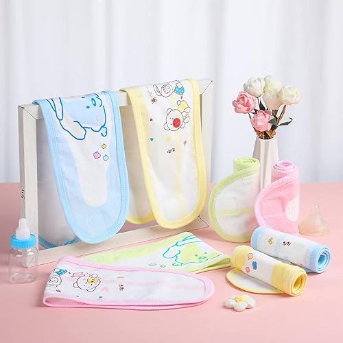 Miniatura 4 de 16 bandas de algodón para recién nacido, bandas para el vientre del cordón umbilical de dibujos animados, bandas suaves para el abdomen del bebé,