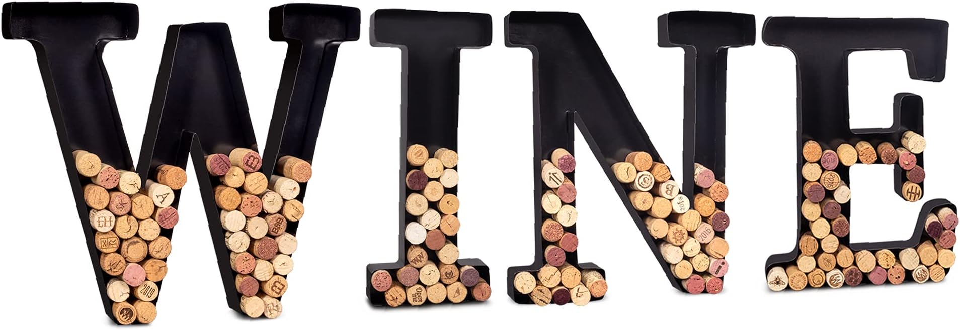 Metal Wine Cork Holder | Modern Wine Gifts, Best Housewarming Gifts, Bar Decor for Home | Home Decor (Wine)