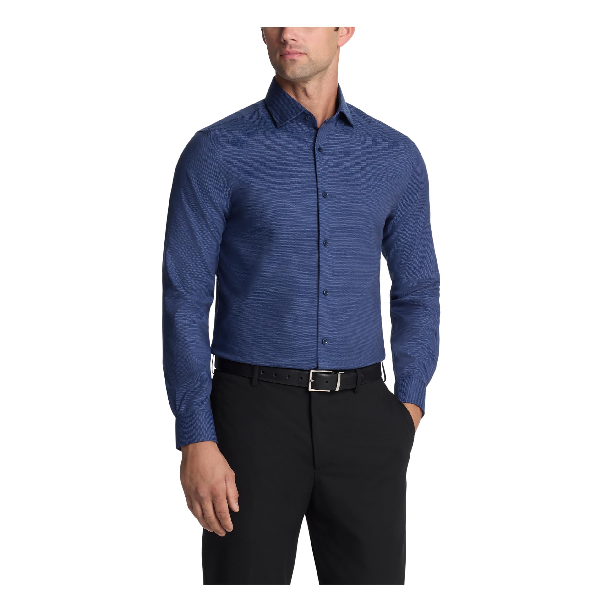 Michael Kors Men's Dress Shirt Comfort Stretch Slim Fit