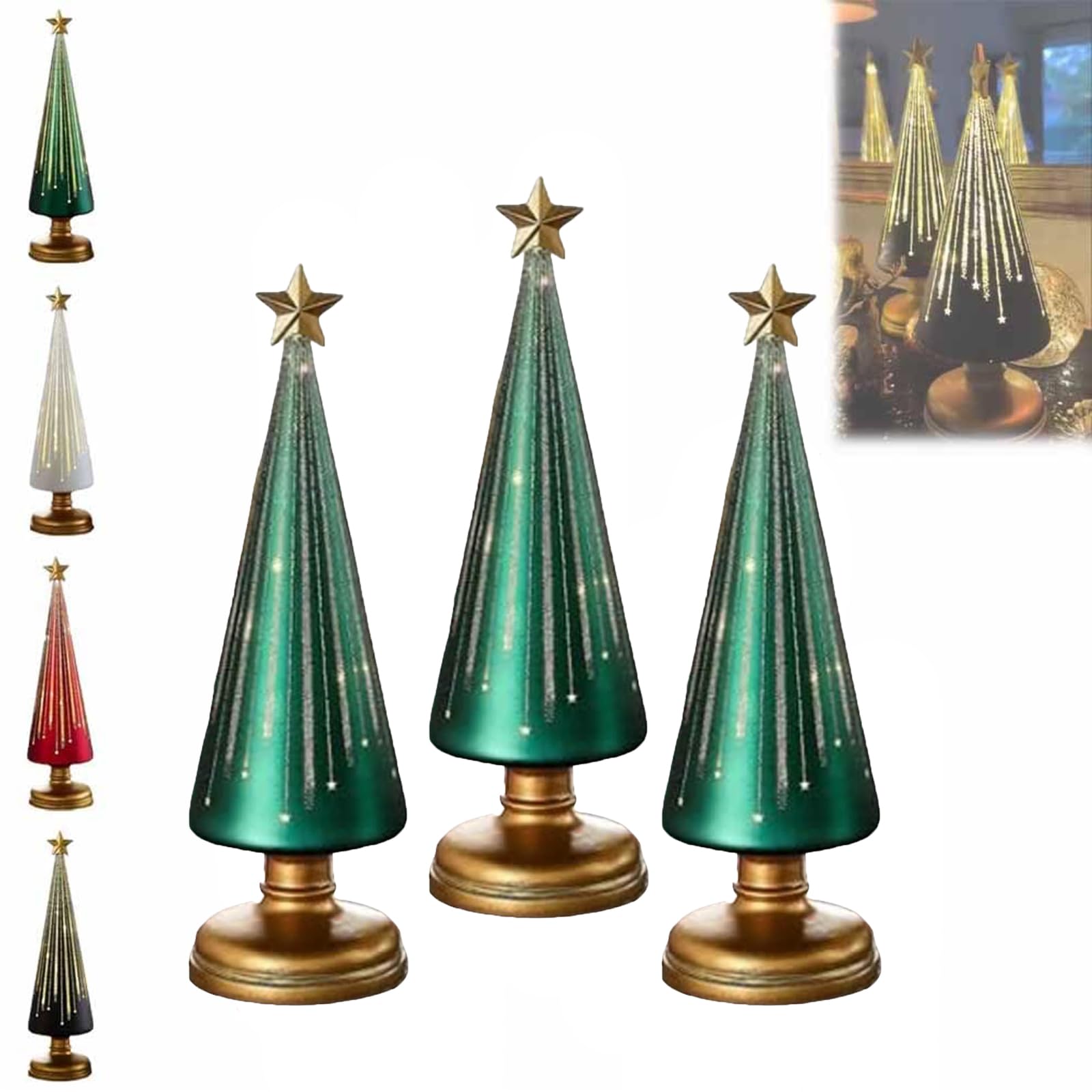 Árbol de Navidad con luces para crear magia en tu salón