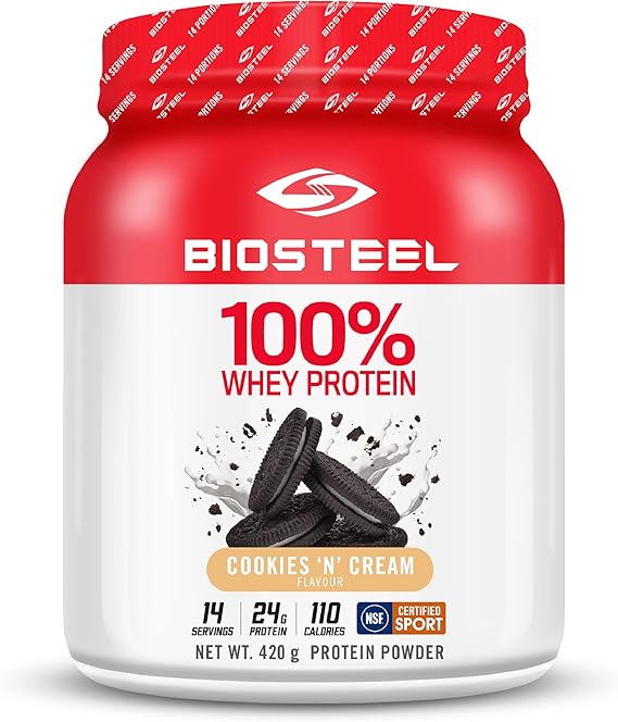 BioSteel 100 Whey Protein Powder, rBGH Hormone Free and NonGMO Post