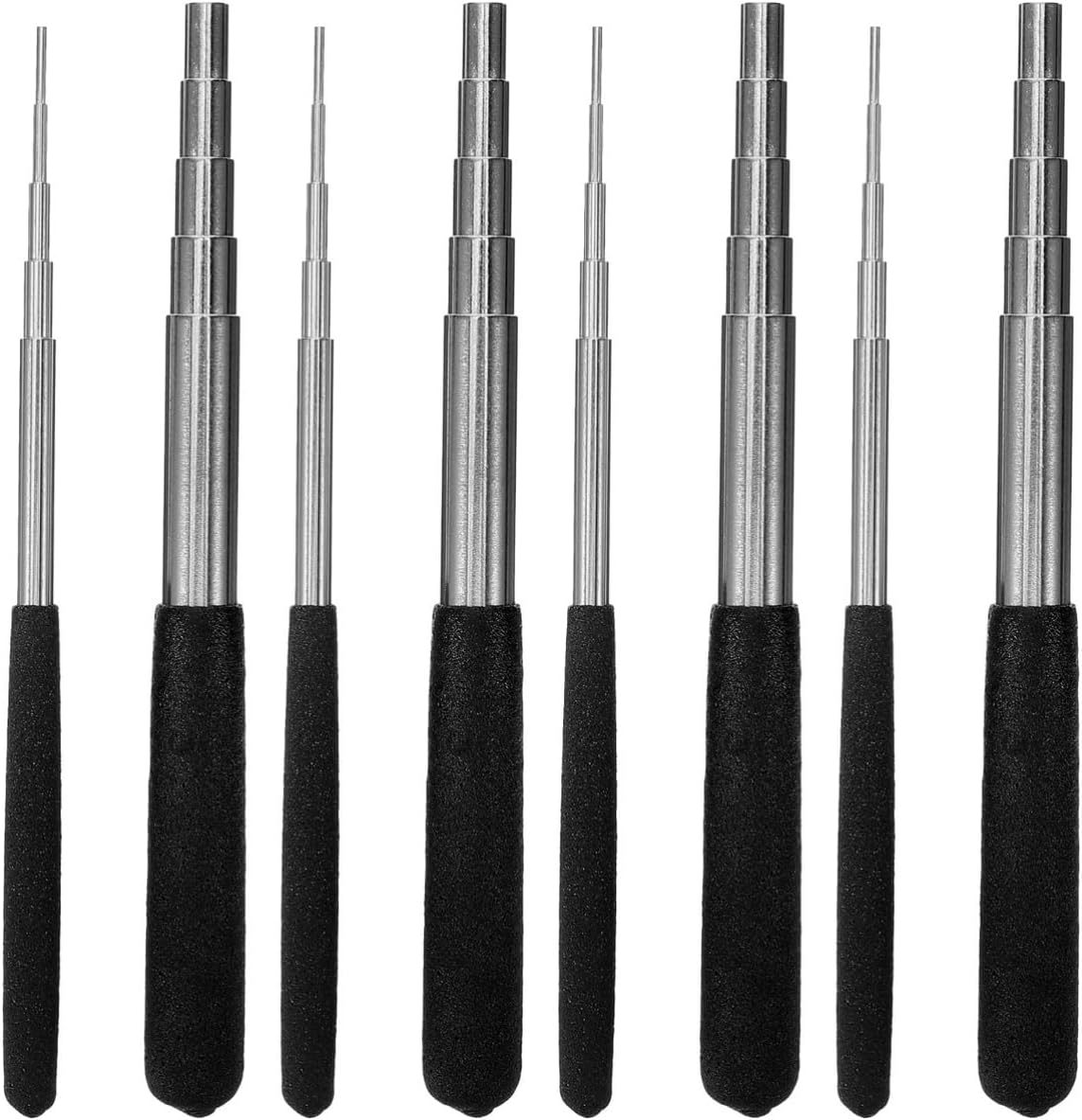 Sewroro 4sets Wire Bending Tool for Jewelry Making Quick Coil Winding Rod Mandrels for Beginners Professionals Create Custom Jewelry and Accessories