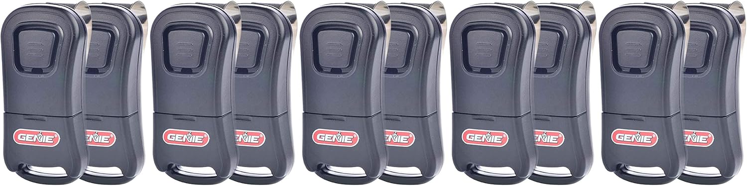 Genie Single Button Garage Door Opener Remote - Safe & Secure Access - Compatibility with Genie Only Intellicode Garage Door Openers - Model G1T-BX - - 