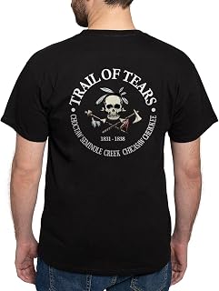 CafePress Trail of Tears T Shirt Men's 100% Cotton, Classic Graphic Dark T-Shirt