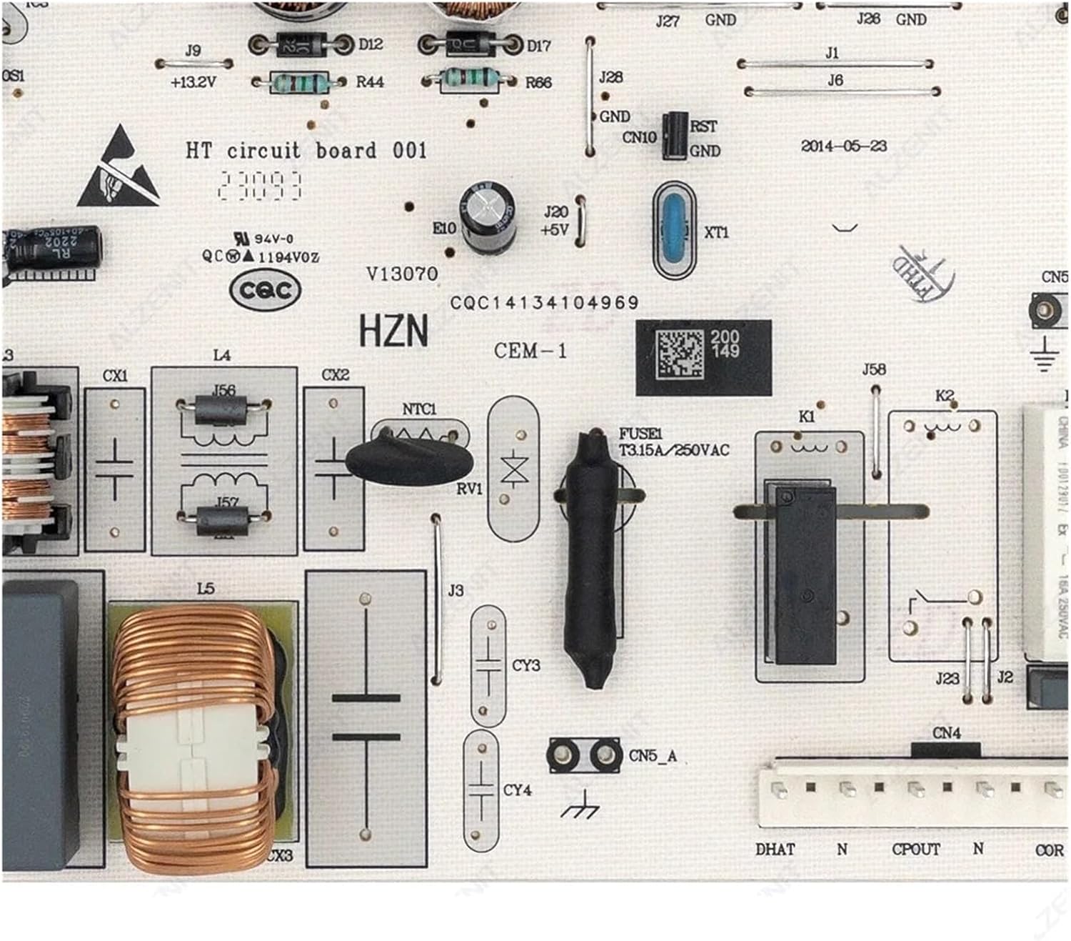 Refrigerator Control Board ，Compatible for Haier，0060830584D BCD-320WDCA Circuit PCB Fridge Motherboard Freezer Parts, Accessories