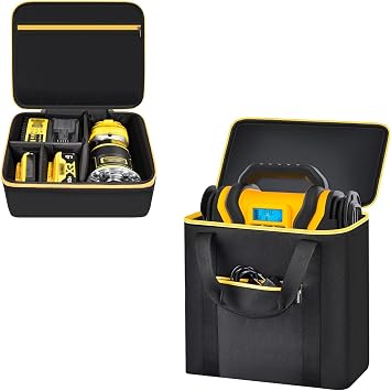 Tool Case Compatible with DEWALT 20V Max XR DCW600B + Car Jumper Starter Storage Bag Compatible with DEWALT DXAEPS14-Type2
