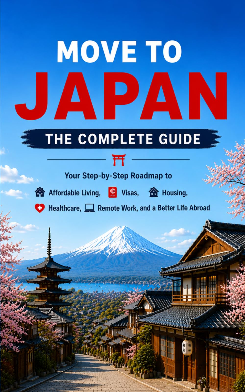 MOVE TO JAPAN: THE COMPLETE GUIDE Your Step-by-Step Roadmap to Affordable Living, Visas, Housing, Healthcare, Remote Work, and a Better Life Abroad