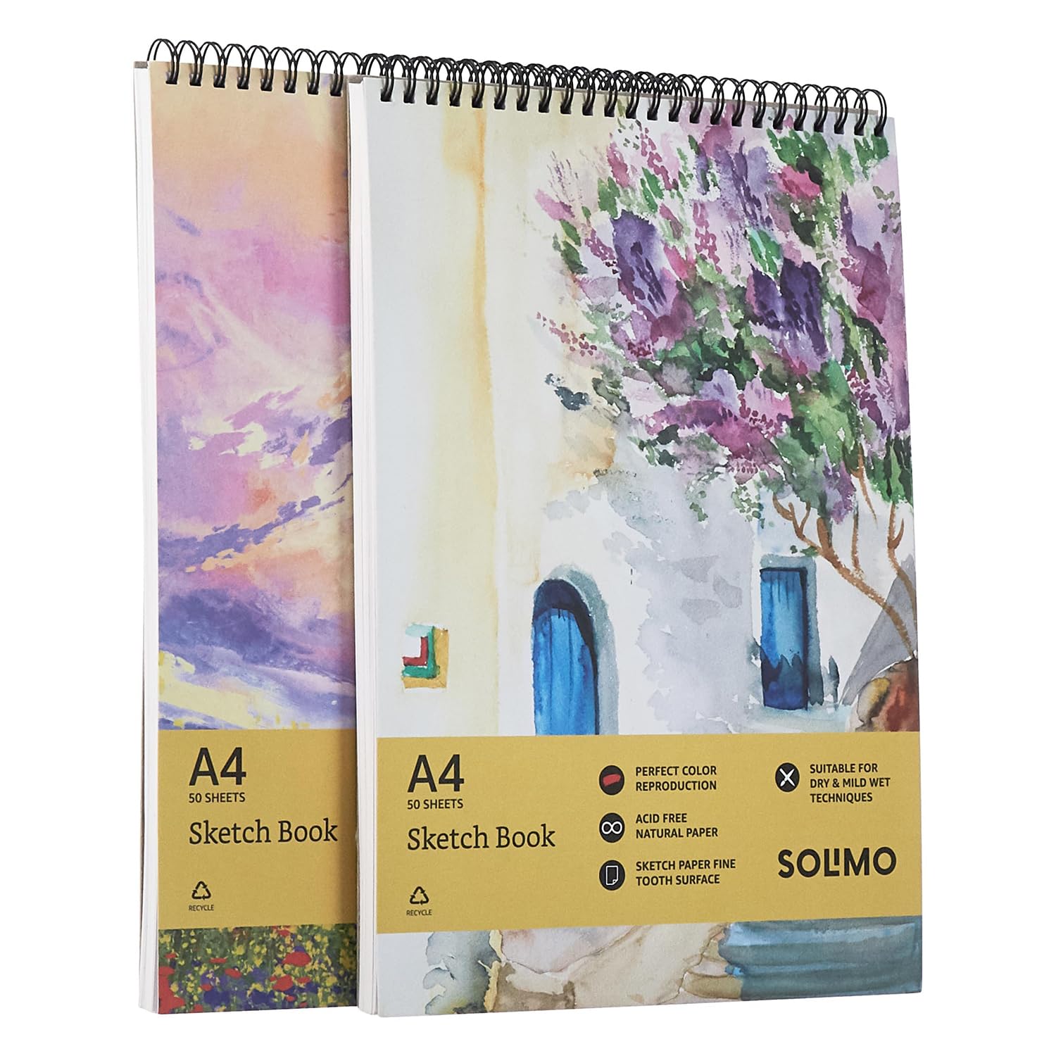 See full amazon price history chart for Amazon Brand - Solimo A4 Sketchbooks, Spiral-Bound, Professional-Grade Sheets, Compatible with a Range of Art Material (Set of 2) Amazon Brand - Solimo A4 Sketchbooks, Spiral-Bound, Professional-Grade Sheets, Compatible with a Range of Art Material (Set of 2) (B0D3F84G75) Amazon Price History, Amazon Price Tracker