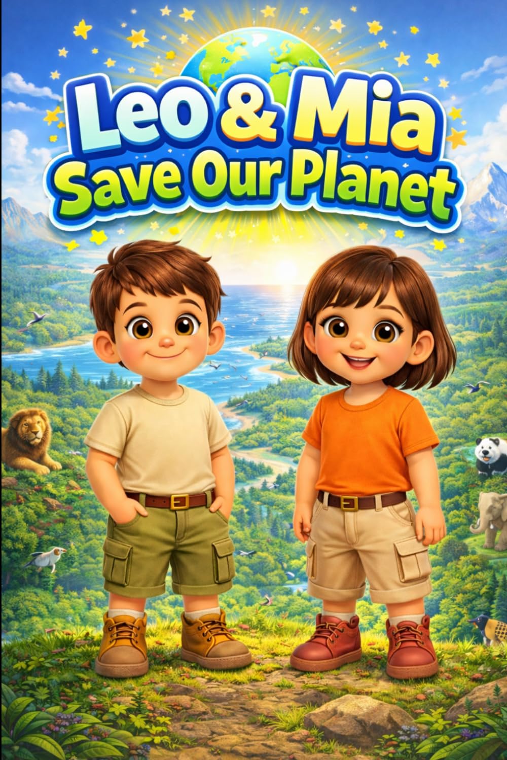 Leo & Mia Save Our Planet: A Children's Environmental Adventure | Climate, Nature Protection, and Earth Care | Easy English Learning Story for Kids and ESL Beginners (Leo & Mia Explore the World)
