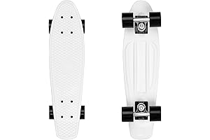 Quip Mini Cruiser Skateboard 22.5" Classic Black Penny Board