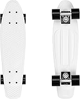 Vista 10 de Retrospec Quip Mini Cruiser Skateboard 22.5" Patineta Cruiser Completa de Plástico Retro Clásico con Rodamientos ABEC 7 y Ruedas PU, Tabla Compacta