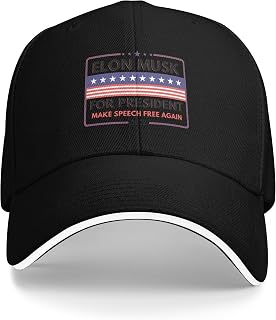 2028 Elon Musk for President Hat Support Elon Musk Golf Dad Hats for Men Women Running Baseball Cap