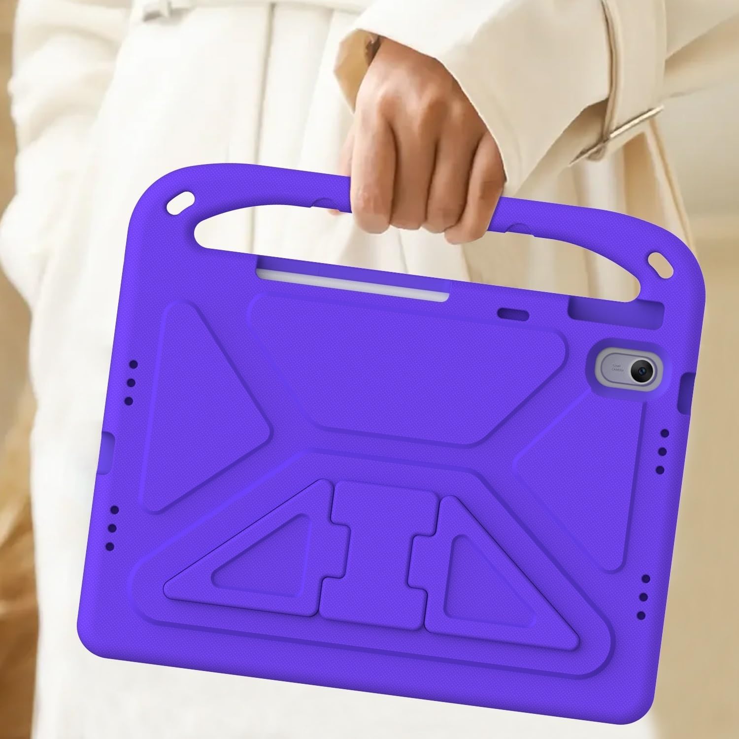 Case for Huawei MatePad 11.5S Case 11.5 inch 2024 Released Tablet Case, Lightweight EVA Kid Friendly Shockproof Cute Protective Case, with Handle Stand Cover & Shoulder Strap(Purple) image 4