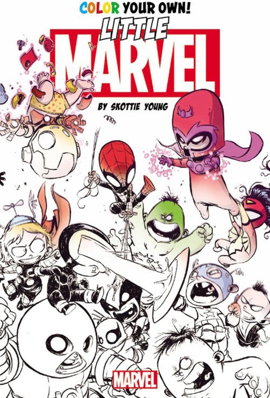 Color Your Own Young Marvel