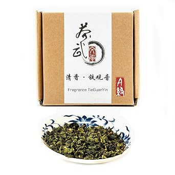 ChaWuWarmSun [A] Fragrant TieGuanYin Oolong Tea Loose Leaf, 3.5oz/100g