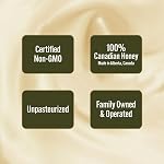 Peace River Organic Creamed Honey | 100% Pure, cru au Canada Honey | Non pasteurisé - Ne jamais cristalliser - Préservatif & Sans additifs, sans OGM & Diffraction durable 2kg Peau