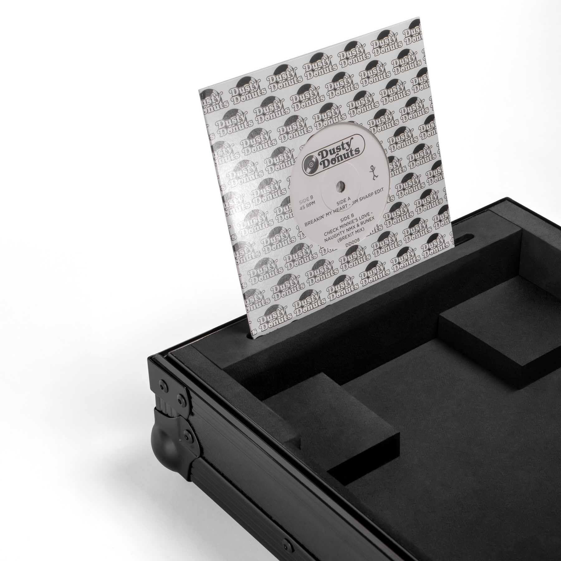 Reloop Premium RP-7 Turntable Case - Robuste Konstruktion mit kratzfester Hexa-Oberfläche in mattem Schwarz