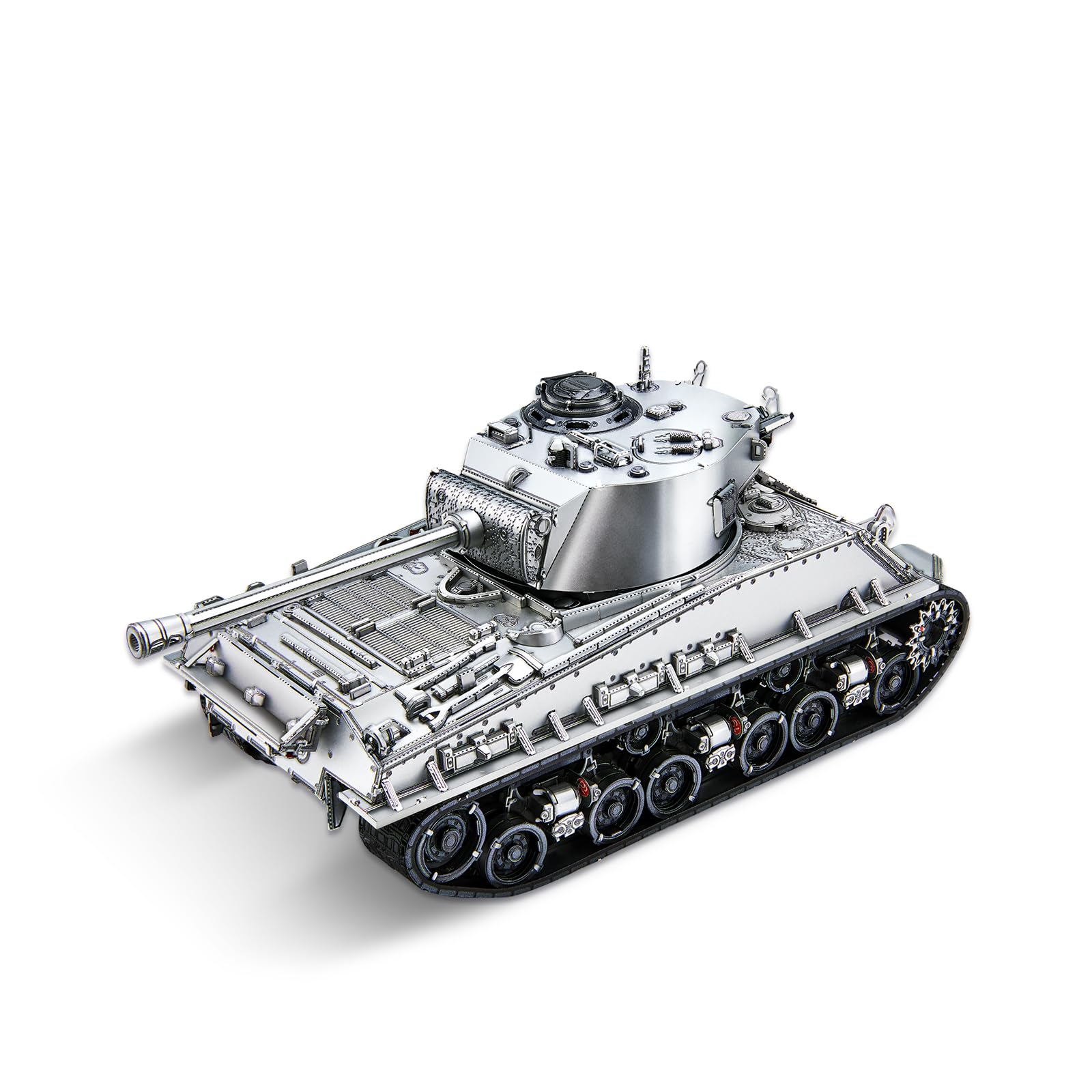 Piececool 3D Puzzle for Adults Tank Metal Model Kits M4 Sherman Medium Tank Building Kit, DIY Hobbies Birthday Christmas Day Gifts for Teens 14+
