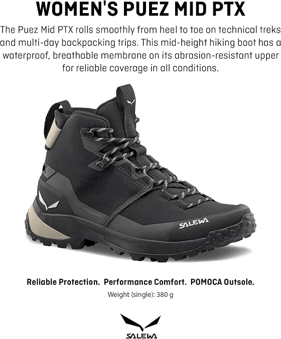 Salewa Women's Puez 2 Mid PTX Hiking Boots