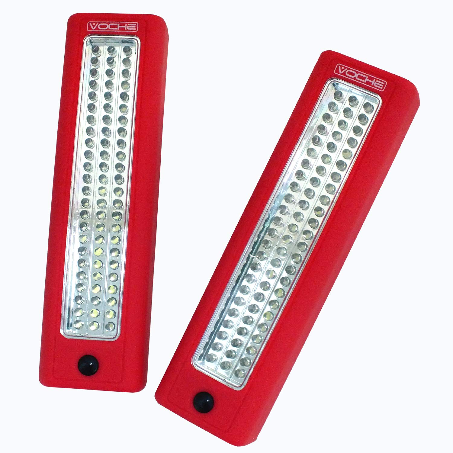 Tooltime Black Pack Of 2-72 Led Magnetic Worklight Inspection Lamp Torches + Lifetime Warranty