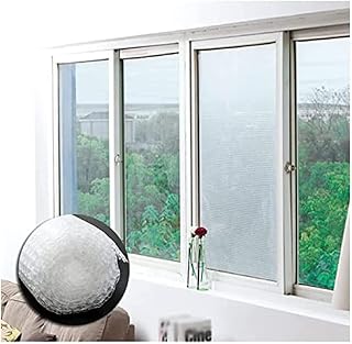 Window Insulation Film Double Foam Plastic Film Transparent Tarpaulin Windshield Cold Resistance Rainproof Easy to Install, 30 Sizes(1.2x1.8m)