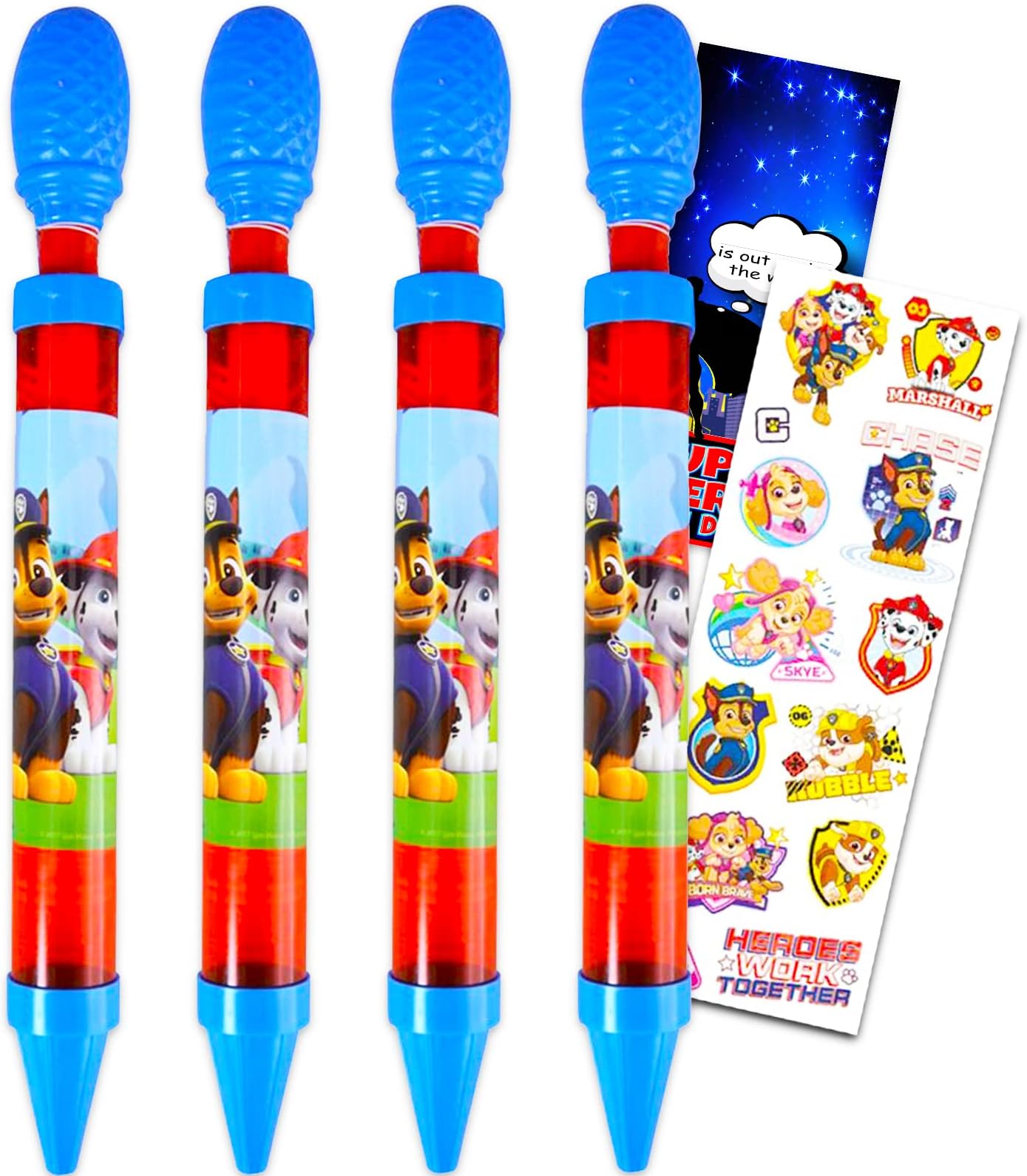 Paw Patrol Pool Toys Set Paw Patrol Pool Party Bundle - 4 Pack Paw Patrol Water Toys Paw Patrol Water Blaster with Paw Patrol Stickers and More