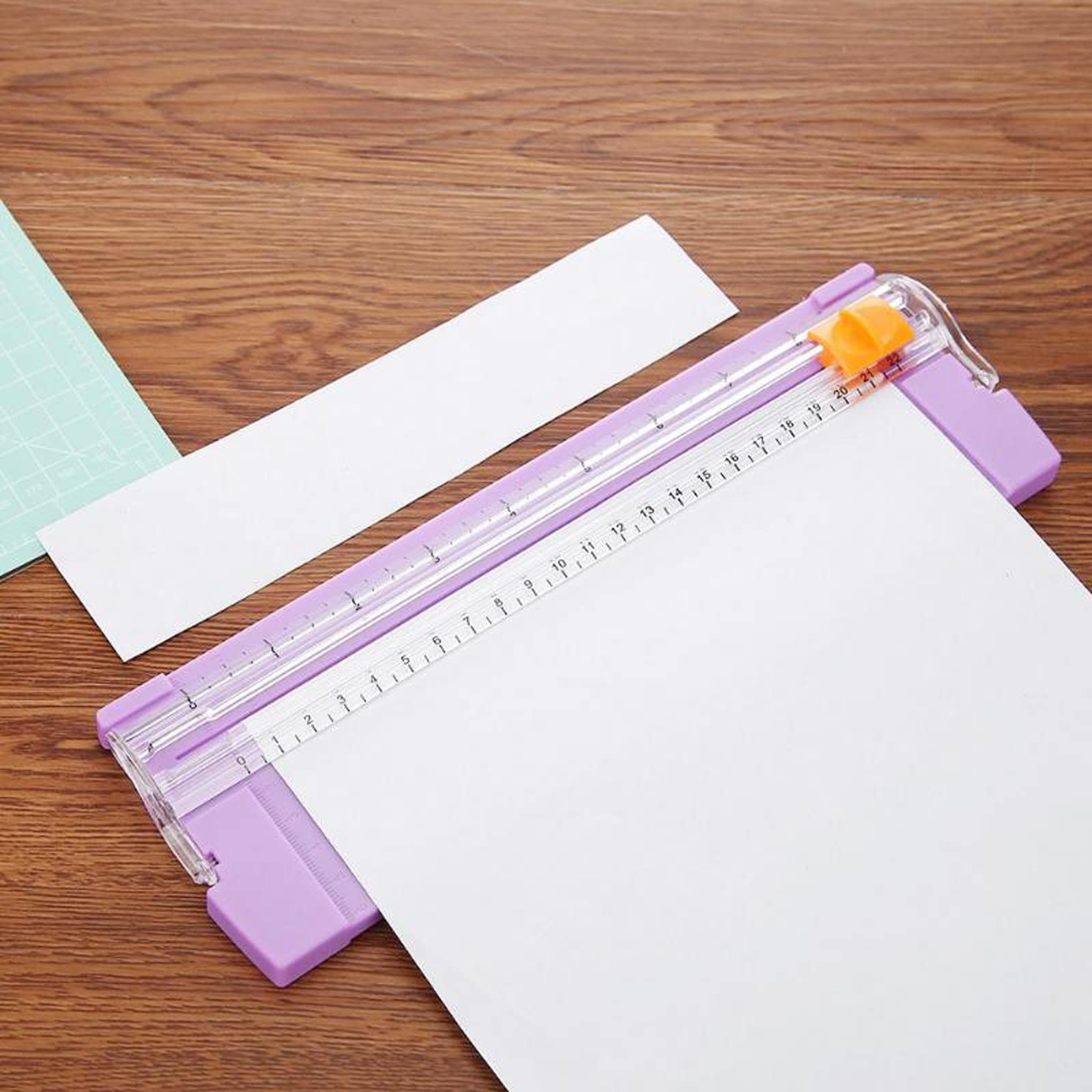 Taglierina per carta artigianale con lame e tappetino da taglio, macchina da taglio professionale per progetti fai da te, scrapbooking e taglio artistico, ideale per ufficio, casa e cancelleria