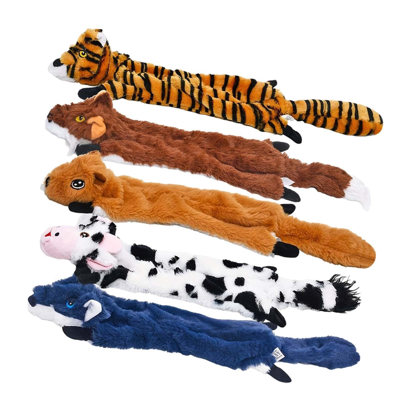 Fenteer 5X Juguetes para Perros chillidos Juguetes para Mascotas con Sonido Arrugado masticando y Tocando pequeños Perros Grande