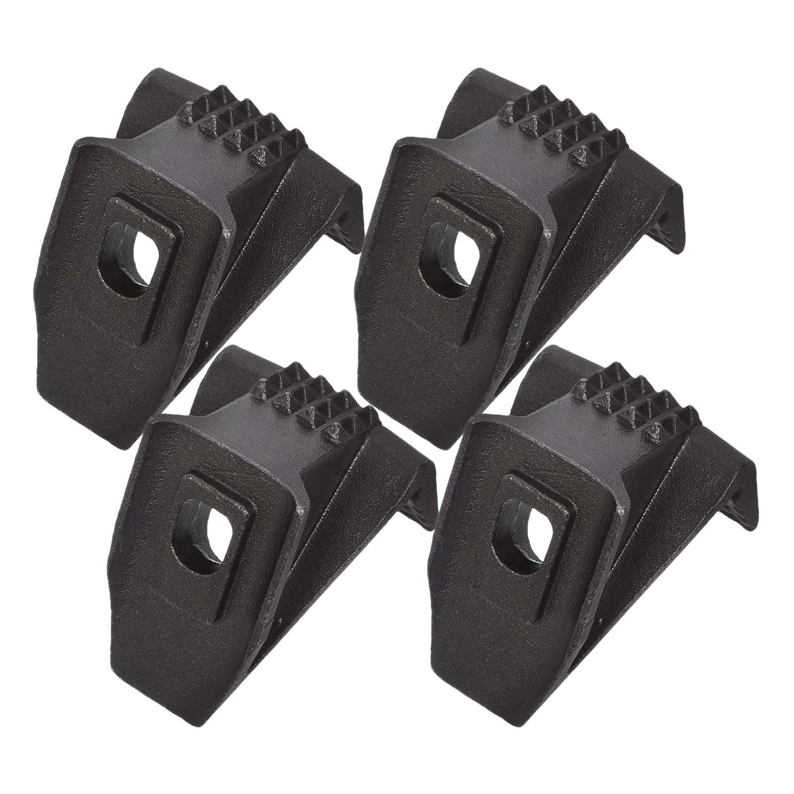 TOYANDONA Set 4 Pezzi Morsetti per Smontagomme Auto in Metallo Resistente Clip di Fissaggio Mozzo Ruota per Montaggio e Smontaggio Pneumatici Strumento Rapido per Officine e Uso Domestico