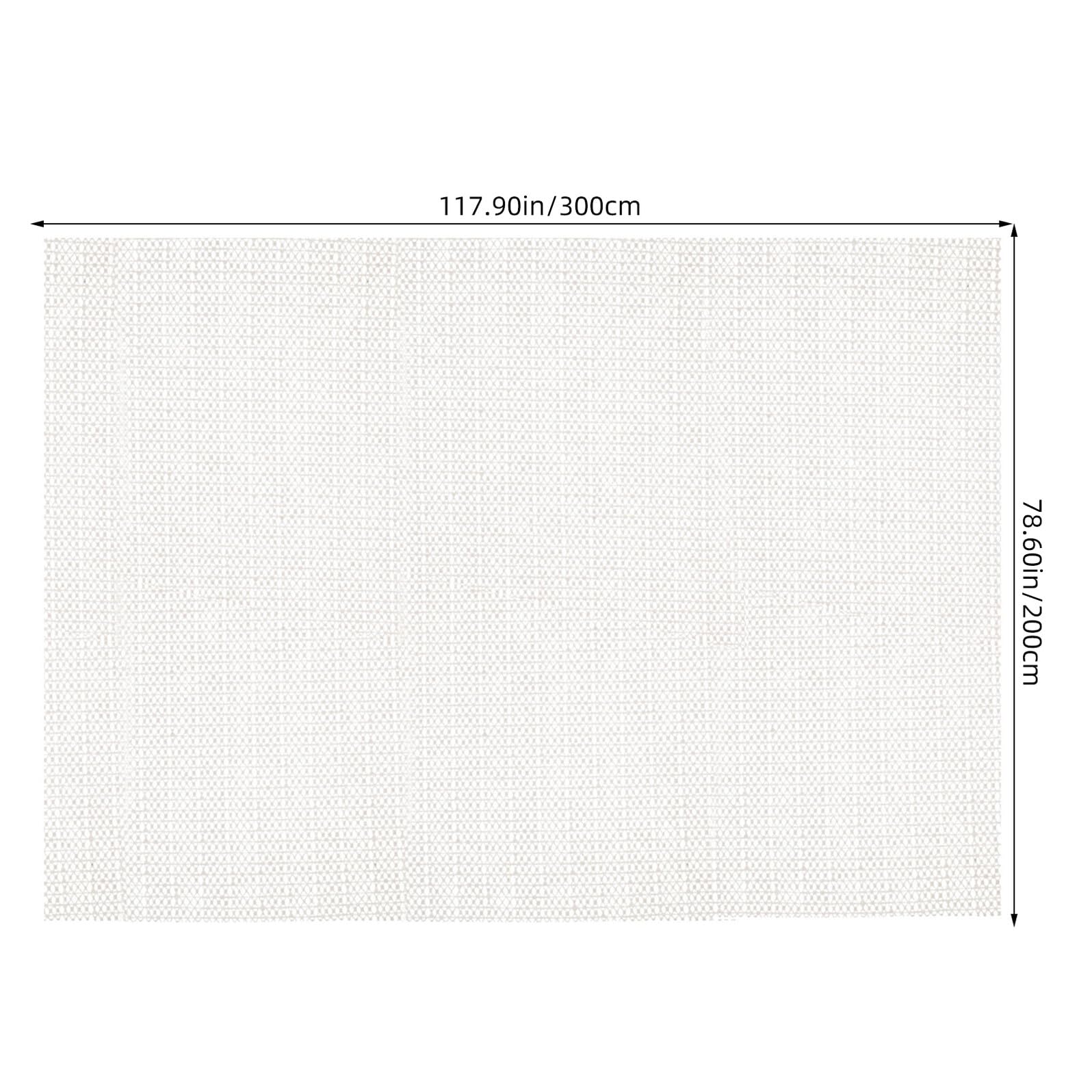 Mobestech -Tapis Antidérapant 200x300 Cm en PVC Robuste Maintien du Tapis Protection des Sols en Bois Dur pour Tapis D'intérieur de Sol Antiglisse Longue Durée