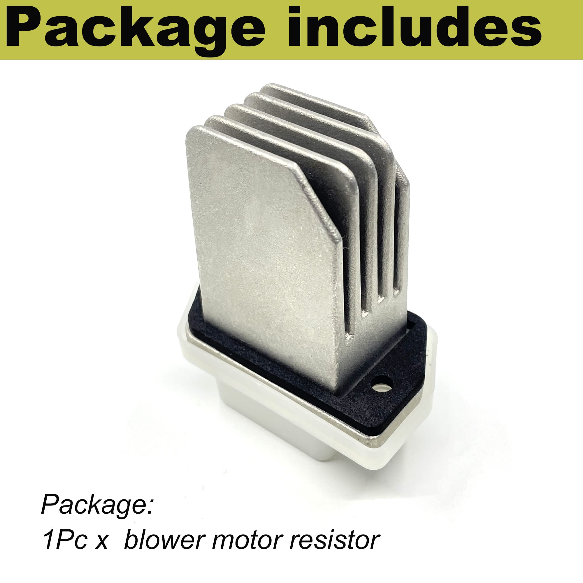 Blower Motor Resistor For Nissan Armada Frontier Infiniti W/o Climate - Foto 5