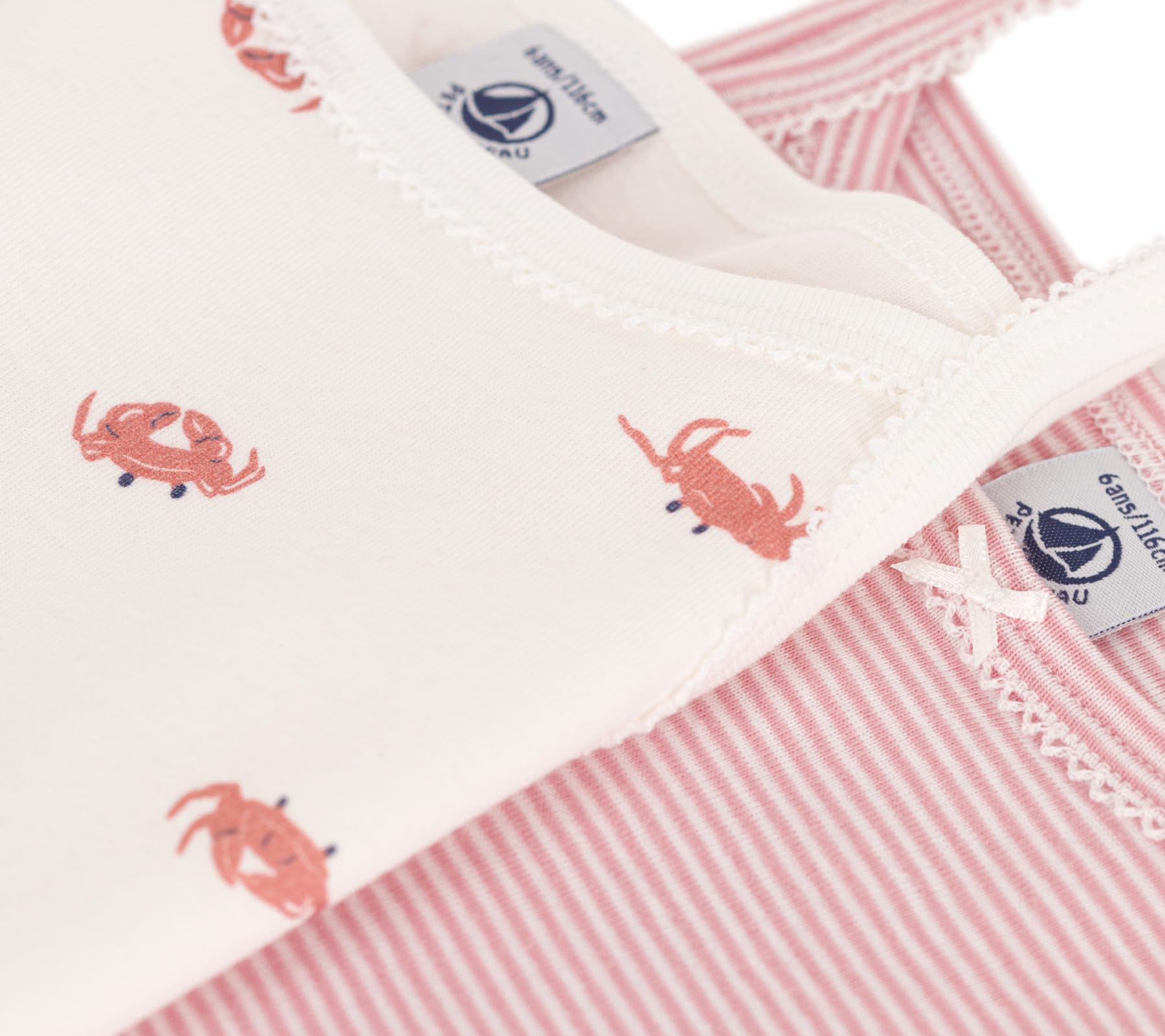 Petit Bateau Chemises Bretelles (Lot de 2) Fille