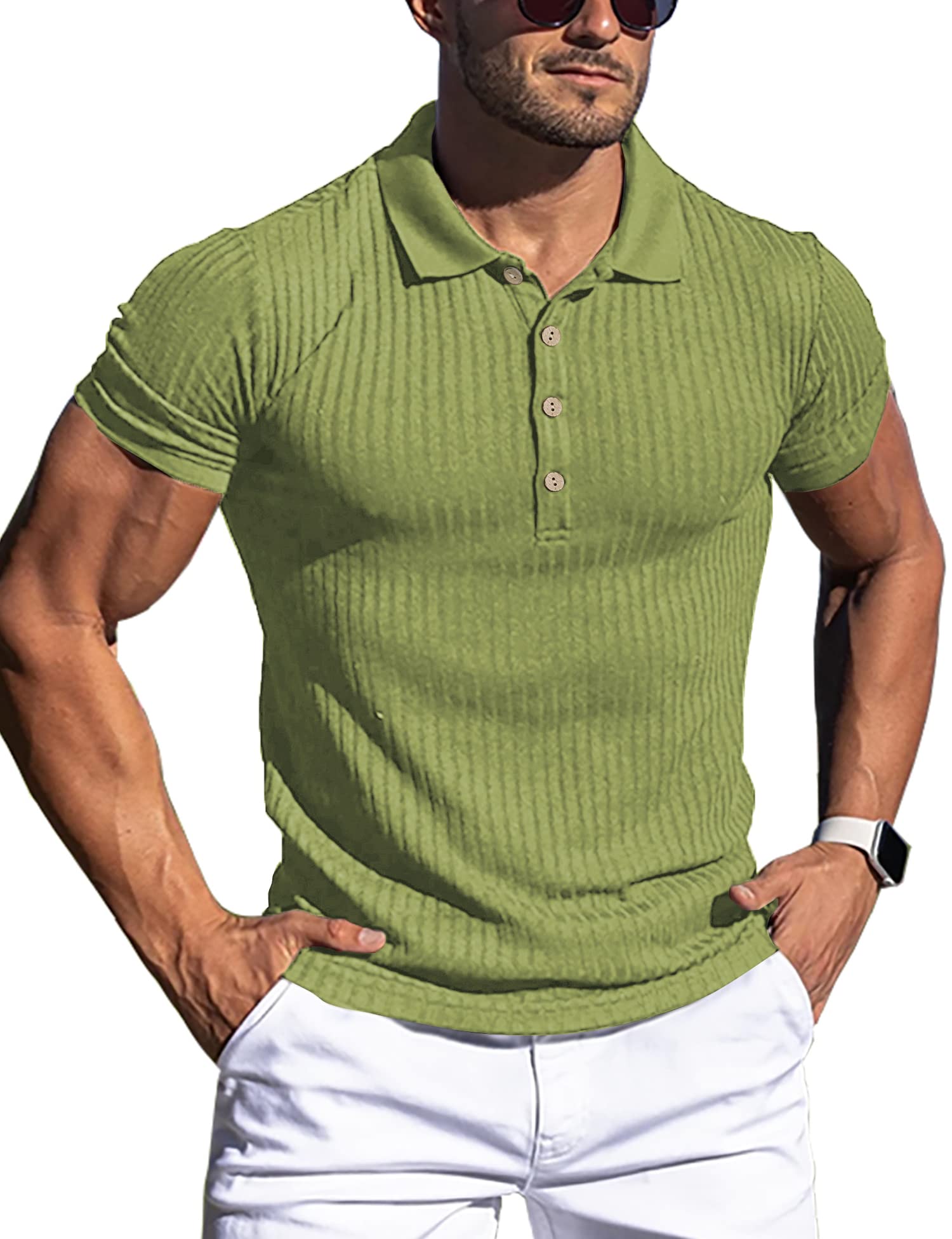 URRUMen's Fashion Hoodies Stretch Long Sleeve Lightweight Muscle Pullover Hooded Sweatshirt