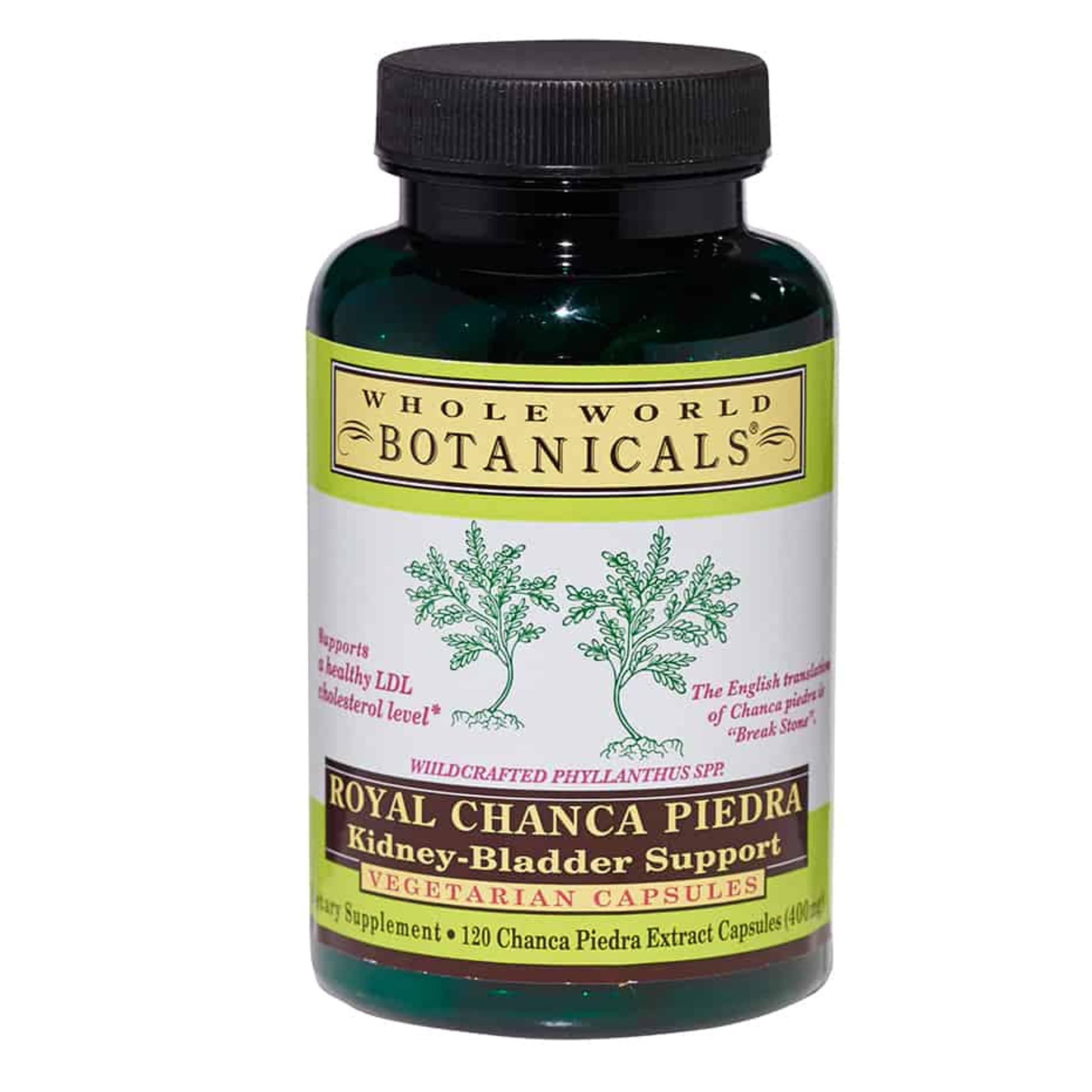 Whole World Botanicals Royal Chanca Piedra 120 Vegan Capsules