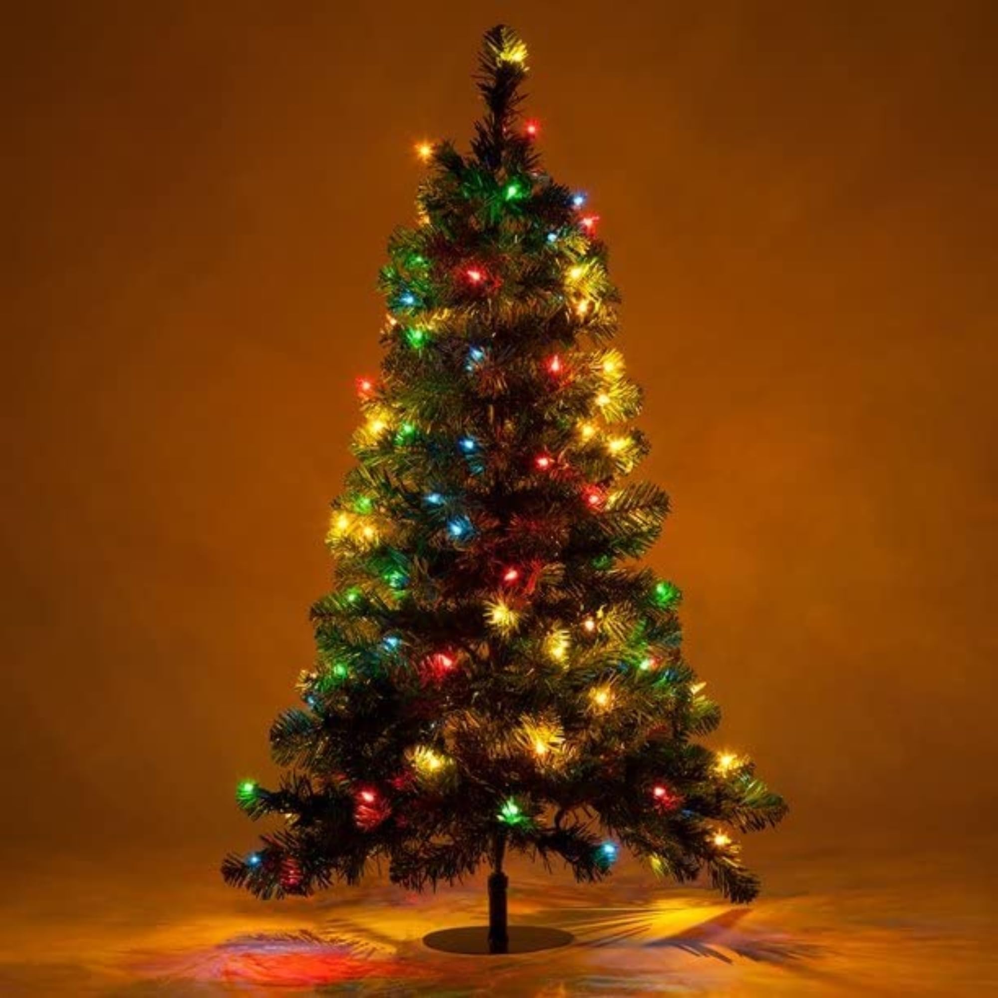 eCraftIndia Green Artificial Christmas Tree 5 Feet Xmas Pine Tree with Stand for Table Indoor Outdoor Home Living Room Office Church Decor | Merry Christmas Decorations Items for Home